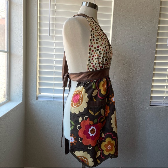 Simply Envogue Dress style Floral Feminine Apron - Picture 6 of 13